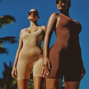 SKIMS SWIM CYCLE SUIT - Cocoa NWOT